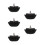 5Pièces Outils Serrures Jantes Vtt Renforcée Noir Polyvalent 10