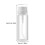 Makeup Remover Pump Dispenser, Push Down Bottle 1