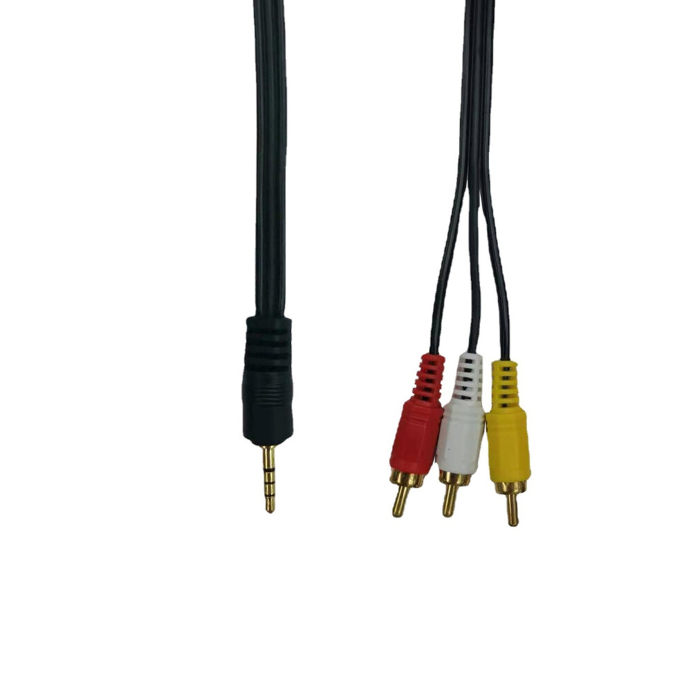 Rca Audio Cable 3.5Mm Adapter 1.5M Length 3.5Mm Connector Wide Application For Home Theater Office Equipment Retro Walkm 6431700028355