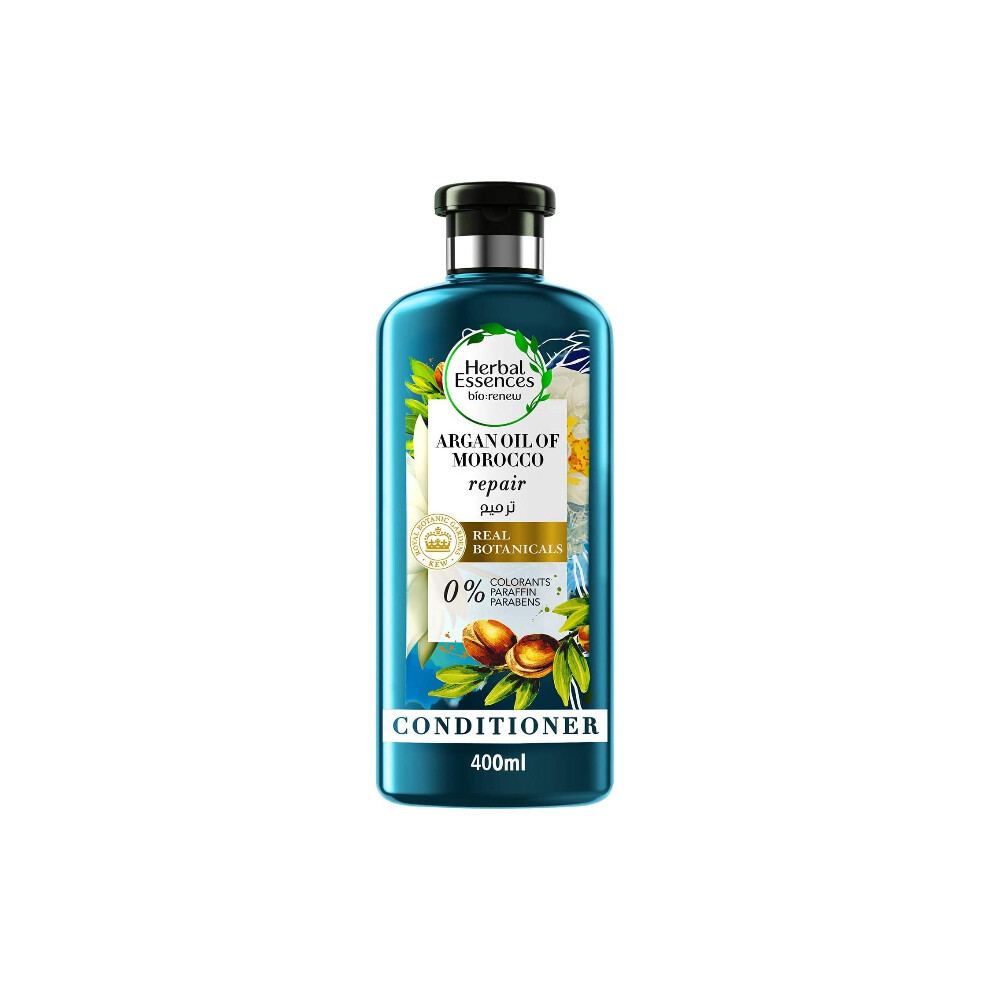 Herbal Essence Argan Oil Of Morocco Conditioner 400ml Nourishing & Hydrating Conditioner for Soft, Shiny Hair