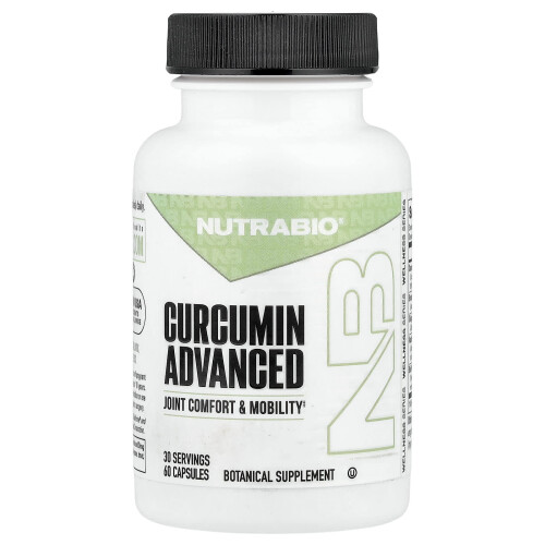 NutraBio, Curcumin Advanced, 60 Veggie Capsules 1