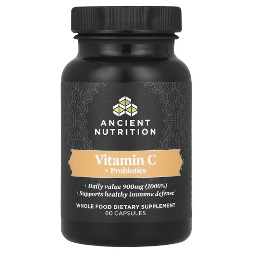 Ancient Nutrition, Vitamiini C + Probiotikka, 60 kapseli 1