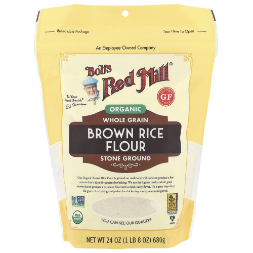 Farina di Riso Marrone Bio di Bob's Red Mill, Integrale, 24 oz (680 g) 1