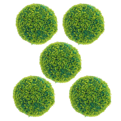 10Pièces Boules Végétales Simulées Vertes Décoration Scène 1