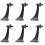 6Stk Universal Fernglas Stativadapter 1/4 Schwarz Aluminium 3