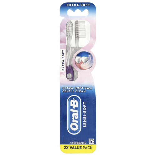Oral-B Oral-B, Sensi-Soft, Extra-Soft, 2 Toothbrushes 1