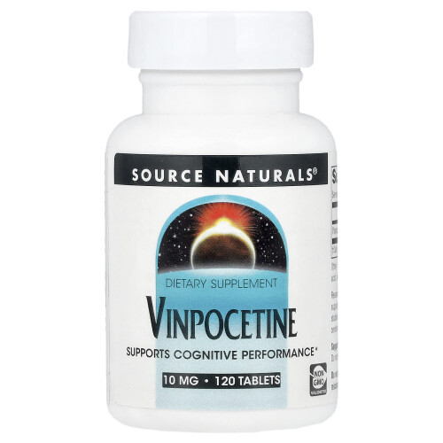 Source Naturals, Vinpocitină, 10 mg, 120 Tablete 1