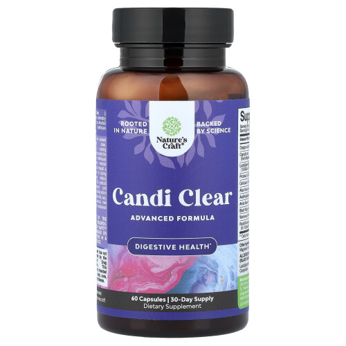 Nature's Craft, Candi Clear, 60 Cápsulas 1