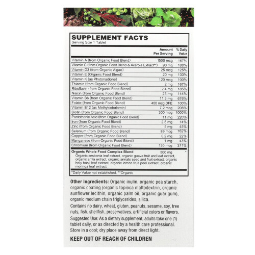 PlantFusion, Multivitamina per uomini, 30 Comprimati Vegan 1