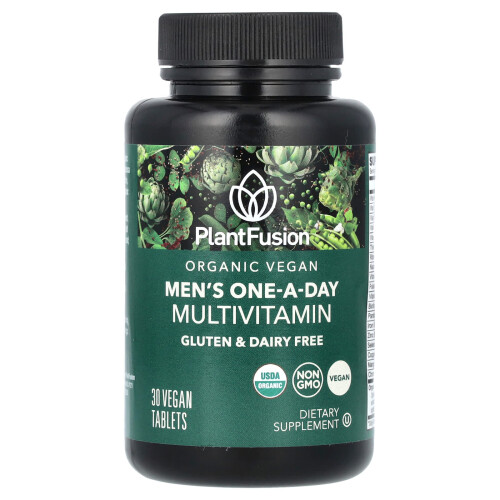 PlantFusion, Multivitamina per uomini, 30 Comprimati Vegan 2