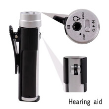 Amplificador de Som de Bolso e-9 com Volume Ajustável, Ferramenta para Cuidados com Os Ouvidos de Idosos, Compatível com Aparelhos Auditivos e Fones