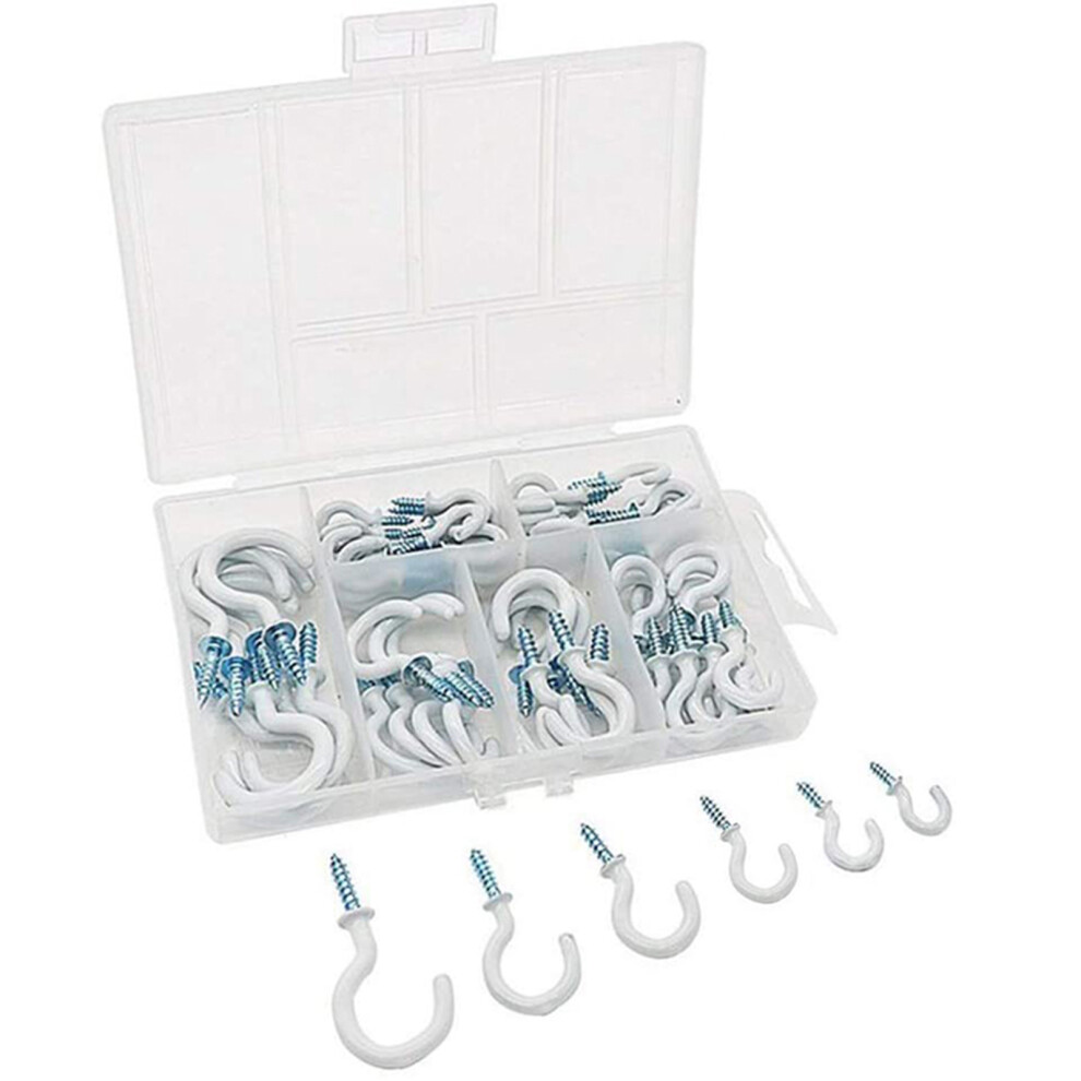 70 Pcs Screw Hook Ceiling Hook Screw And Eye Screw Set For Home Workplace 6265976106949