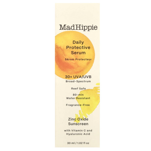 Mad Hippie, Ημερήσιο Προστατευτικό Σερουμ, SPF 30+, Χωρίς άρωμα, 1,02 fl oz (30 ml) 1