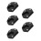 5Pièces Aluminium Noir Pour Sol Mou Z1000 8