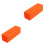 2Pièces Ramasse Poils D'animaux Orange Pour Vêtements 3