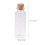 24Pièces Mini Bouteilles Verre Bois Multi Pour Décor Suspendu 2
