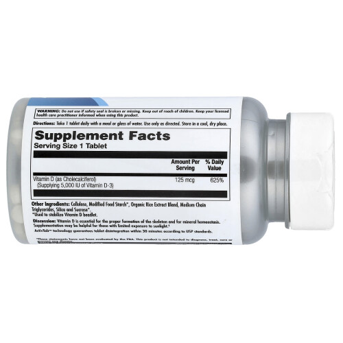 KAL, D-3 , 125 mcg (5,000 IU), 60 Tablets 2
