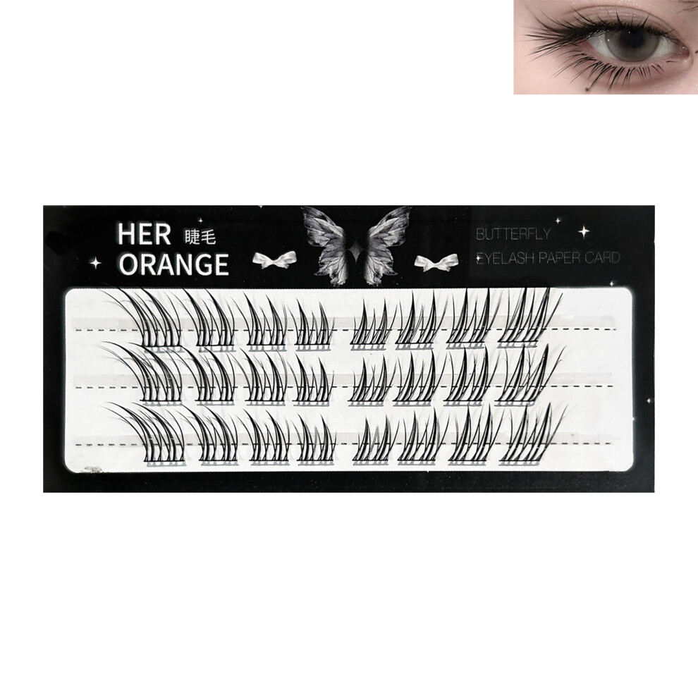 Dachuang Beauty (3 Rows) No Glue Wispy Eyelash Clusters - Perfect Gift