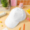 24Pièces Casquettes Baseball Blanches Coton Respirant 4