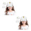 24Pièces Casquettes Baseball Blanches Coton Respirant 10