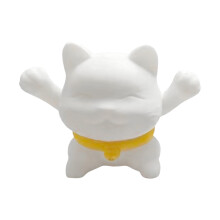 (White) Cute Cat Fidget Toy for Anxiety Relief (50 chars)