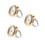3Pièces Anneaux Mini Dorées Quartz Étanches Pour Étudiantes 6