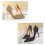 1Paire Chaussures Dorées À Talon Mince En Sequins Pour 5