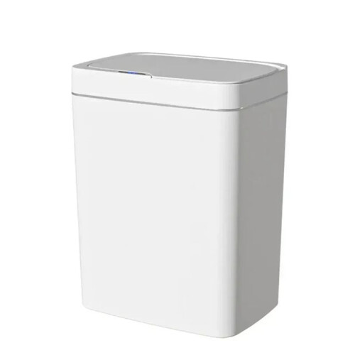 Intelligenter Badezimmer-Mülleimer, Elektronischer Mülleimer, Weiß, Schmal, Intelligenter Sensor-Mülleimer,  Home