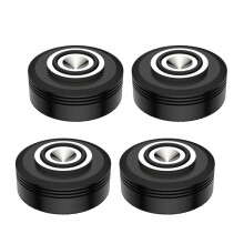 4Pcs 50x22mm Hi-End Speaker Feet Aluminum Alloy Amplifier Stand DISCS Turntable CD Player Computer Machine Base