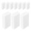 100Pièces Blanche PVC Rectangulaire Pour Étudiants Artistes 3