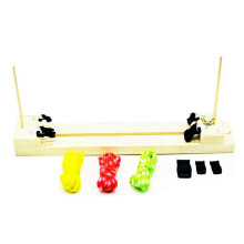 Diy Tool Bracelet Woven Workbench Length Adjustable Manual Wooden Paracord Jigs Set Rope Weaving Maker Platform,C