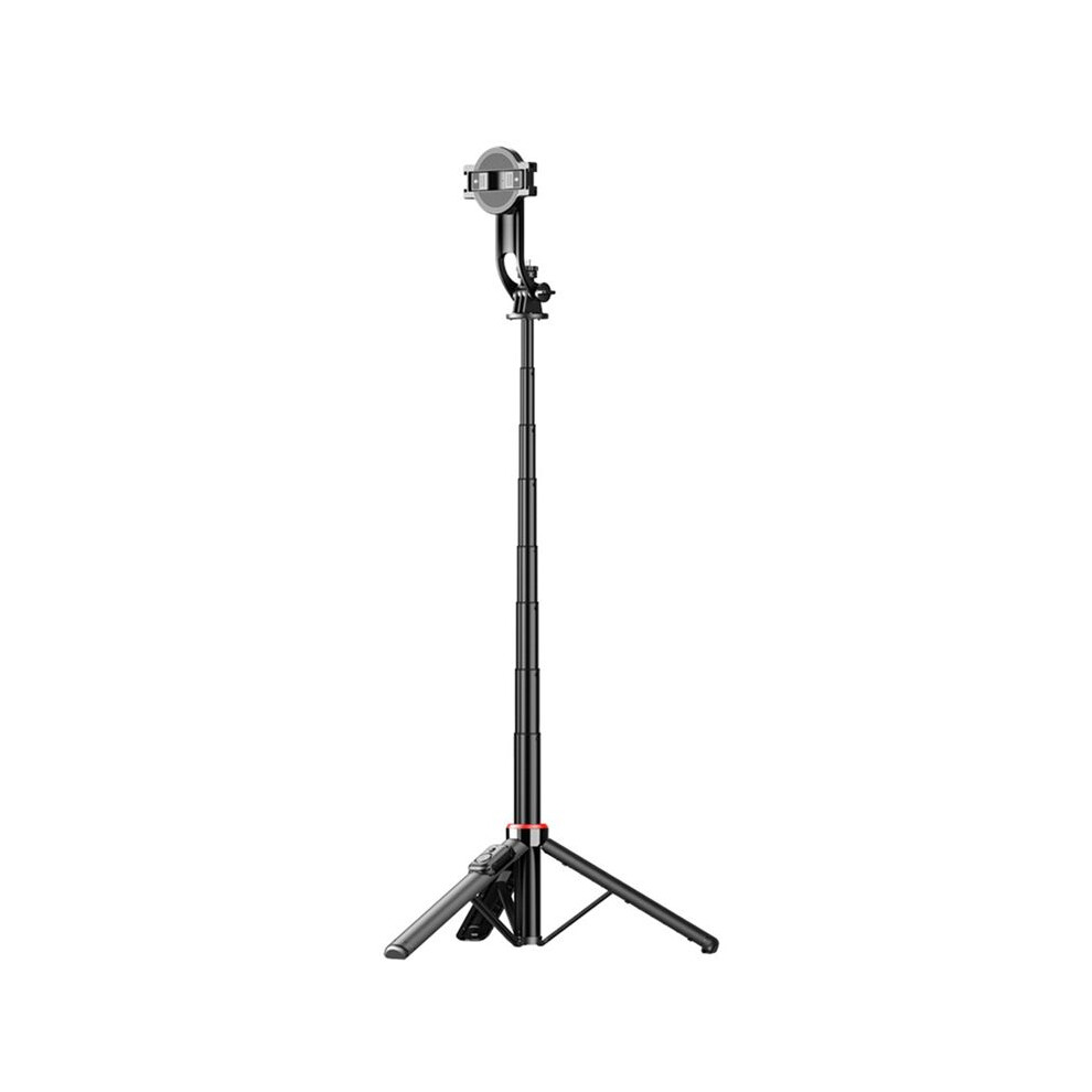 Mobile Phone Selfie Stick Magnetic Real- Support Photography Tripod Fill Telescopic Pole Stand Light 6133495348396