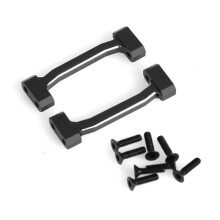RC Car Upgrade Bracket Reinforcement Kit for LOSI 1/18 LMT 4X4 Brushed Truck Black