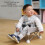 Reise-Babysitz Grau 36.5cm29cm Tragbar 7