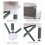 Reise-Babysitz Grau 36.5cm29cm Tragbar 8