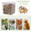 Katzensnacks Getrocknet Hühnchen Schweineleber Eigelb Mix 8