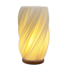 Bedside Lamps for Nightstand Lamp Vintage Striped Small Night Light Lamp for Study & Decoration,Breeze B
