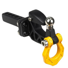 Metal Rear Bumper Tow Trailer Hook Drop Hitch Receiver for 1/8 1/10 RC Crawler Car Axial SCX10 TRX4 D90 Upgrade Parts B