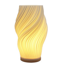 Bedside Lamps for Nightstand Lamp Vintage Striped Small Night Light Lamp for Study & Decoration,Breeze F