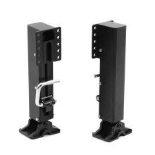 Pata de Metal con Resorte Incorporado Versión Telescópica para Remolque Contenedor para de Coche RC 1/14 Remolque de Placa Alta y Baja