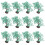 36Pcs DIY Plastic Model Trees for Architecture and Train Scenery 2