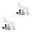6Pcs Professional Engine Timing Alignment Tool Kit Metal Construction 5