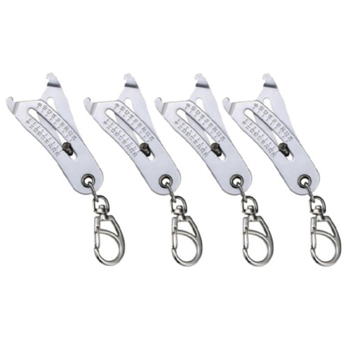 Portable Precision Thread Size Check Keychain - Bolt Size Finder Keychain, Portable Keychain