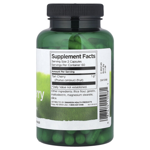 Swanson, Κεράσια Σφενδάμης, 500 mg, 120 Φύλλα (250 mg ανά Φύλλο) 2