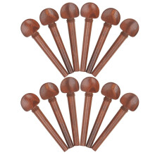 12 Pezzi/Set Rocchetti per Corde Mammelle Piroli per Oud In Legno Sequoia Piroli per Oud con Corde Strumenti Manutenzione per Riparazione Alberi