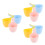 9Pcs Stackable Plastic Water Ladle Multipurpose Kitchen Bath Scoop 4