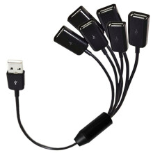Kabel Przedłużający USB 6 w 1 Szybkie Ładowanie USB 3A Kabel do Ładowania Kabel Rozdzielający Y Kabel USB Męski na USB Żeński 1 do 6 Przewód