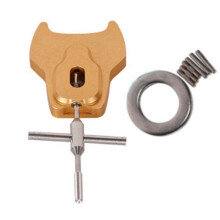 Reel Bearing Remover Tool Spool Bearing Pin Remover Easy to Use Aluminum Alloy Spool Dismantling Fishing Device Yellow