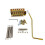 6 Strings Guitar Bridge Sadel Slutstycke Elgitarr Tremolo Bridge Standard Gitarrtillbehör Guld 1