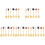 30Pcs Multipurpose Golden Stainless Steel Spoons Halloween Tableware 3